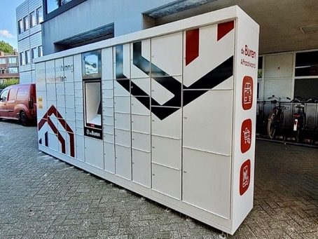 Nieuwe pakketwand in Groningen