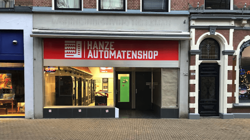 Hanze Automatenshop pakketwand