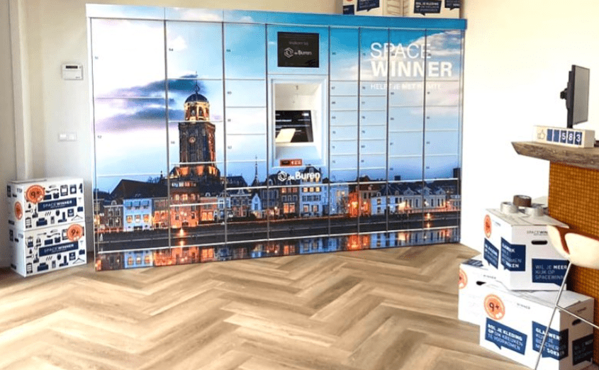 De Buren pakketwand gepersonaliseerd