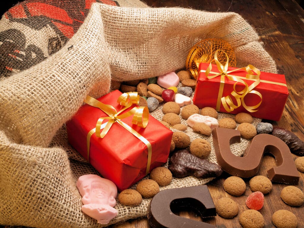 Sinterklaas pakketbezorging sint cadeaus