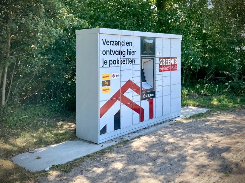 afhalen pakket pakketwand de buren