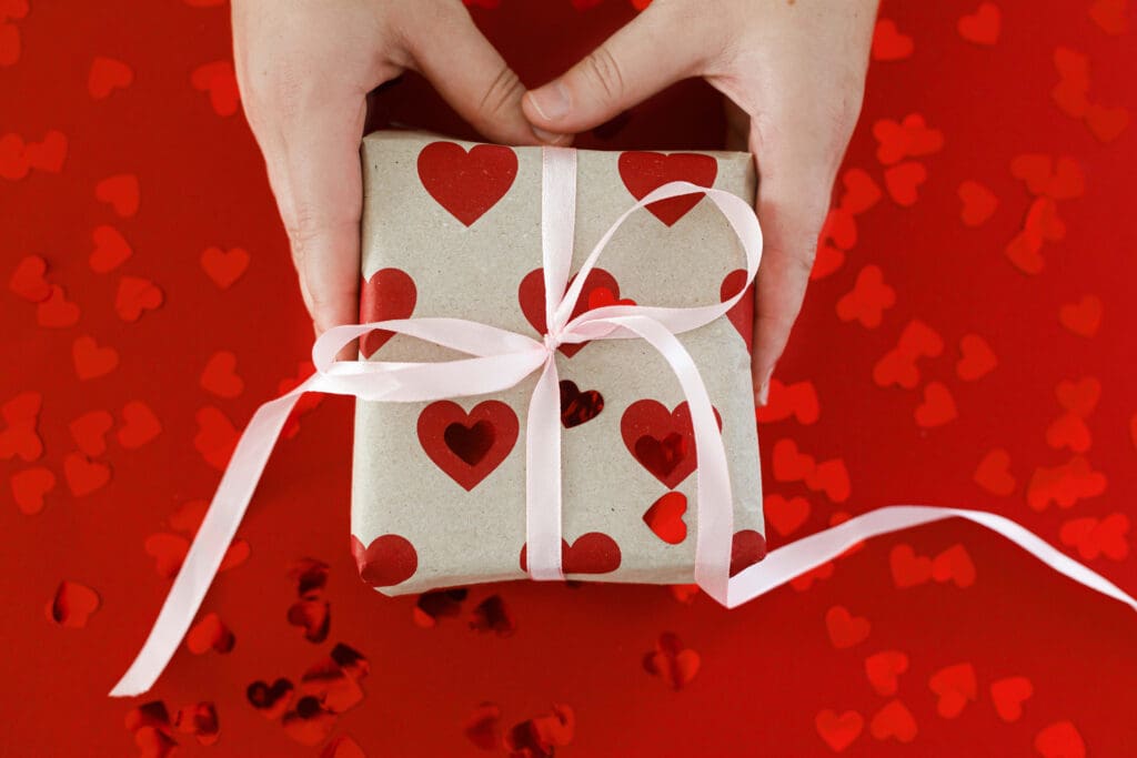 pakketwand gebruiken valentijnscadeau