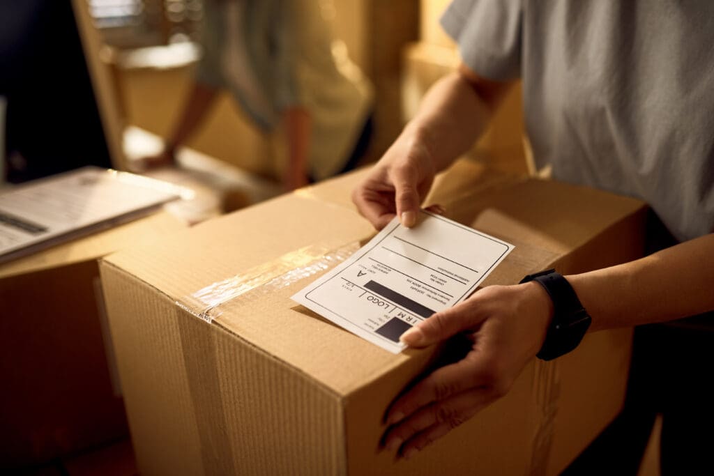 UPS pakket wegbrengen