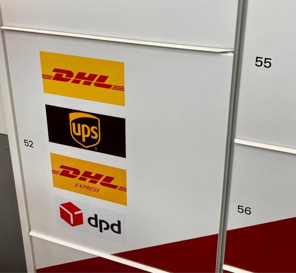 pakketkluis DHL, DPD en UPS