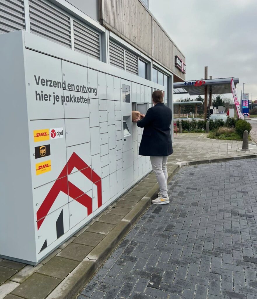 De Buren pakketwand bij Tango