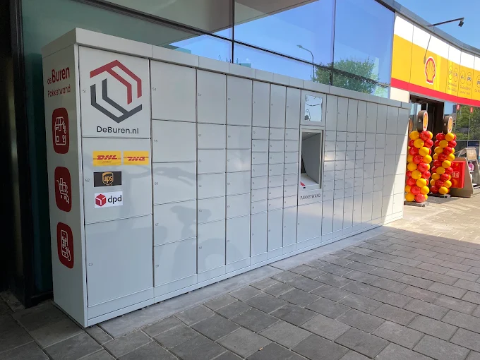 De Buren locker Shell