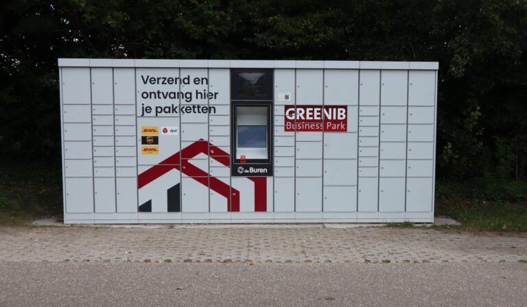 pakketautomaat bedrijventerrein