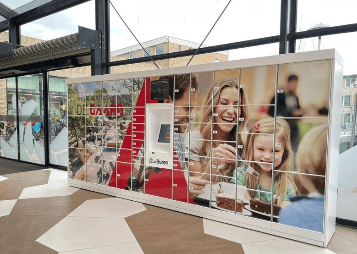 Winkelcentrum De Gaard - pakketautomaat de Buren