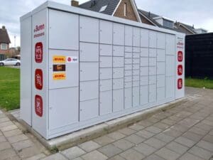 Minder bestelbusjes in de woonwijk met een pakketautomaat